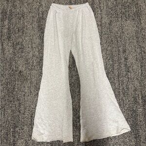 Aerie Gray Flared Leggings